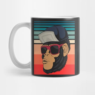 Cool Chimp Monkey Head Mug